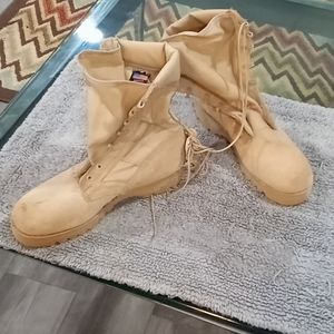 ARMY COMBAT TAN BOOTS